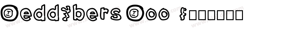 Teddybers Too 1字体转换